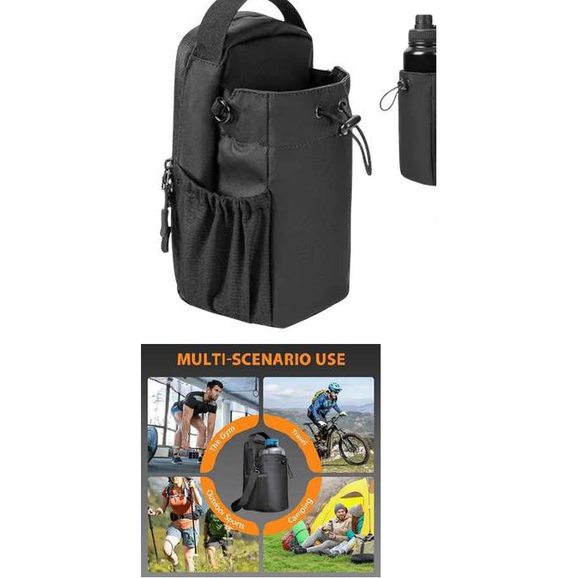 Bolso de gimnasio magnético imantado botellero bandolera