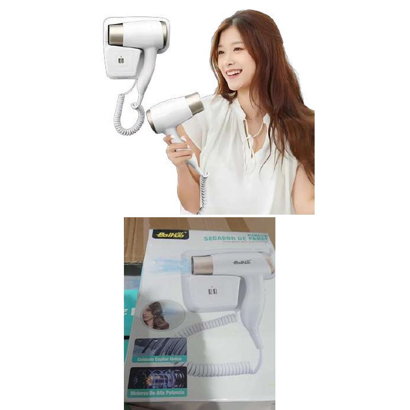 Secador de cabello pared de 1200w baihuo