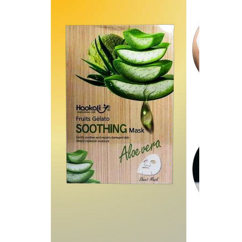 Mascarilla esencia de aloe vera 30ml x 10 piezas