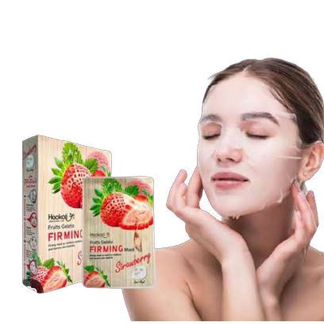 Mascarilla esencia de fresa 30ml x 10 piezas