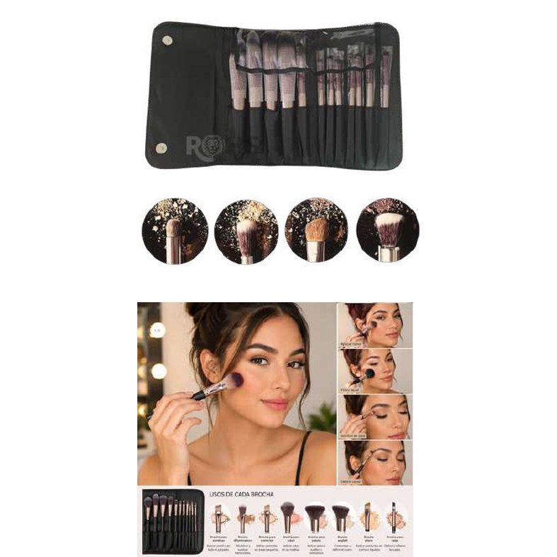 Set completo de brochas de 12 piezas