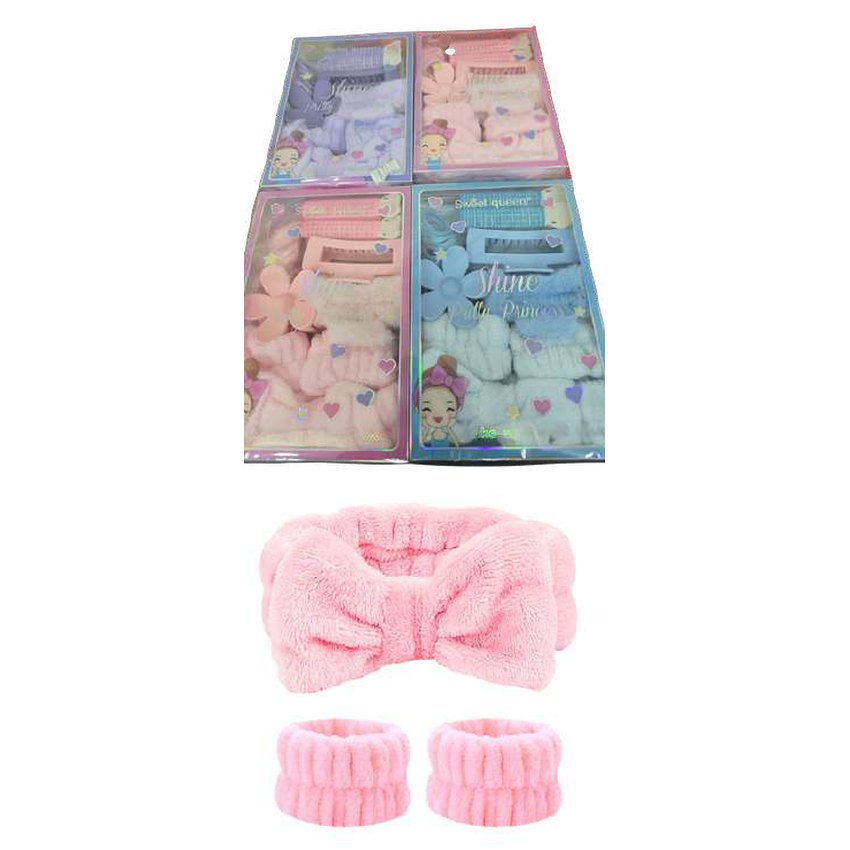 Vincha facial pack de 9