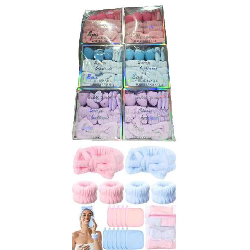 Vincha facial pack de 14