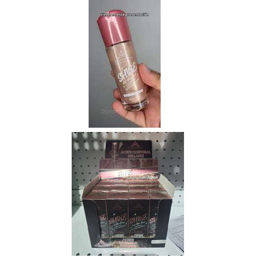 Aceite corporal brillante samantha b