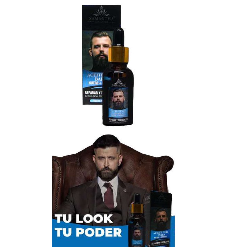 Estimulador de capilar y barba samatha caja azul
