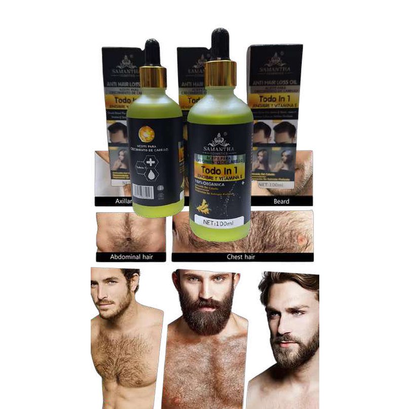 Aceite de jengibre y vitaminas e para crecimiento de cabello