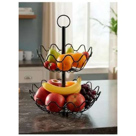 Frutero de 2 niveles con diseño