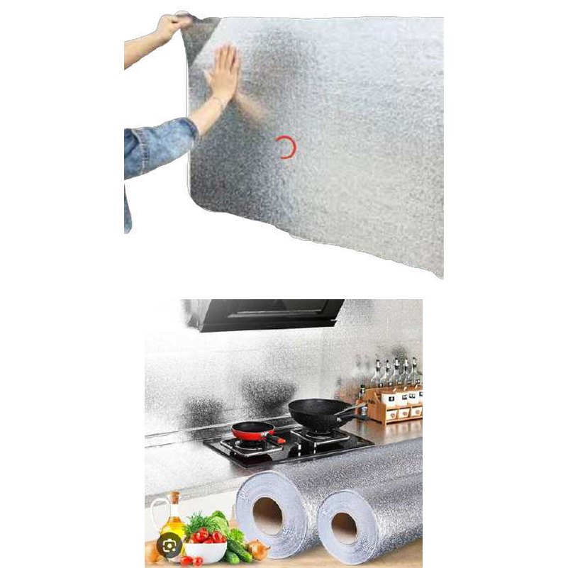 Papel de aluminio adhesivo 60cm x 5m