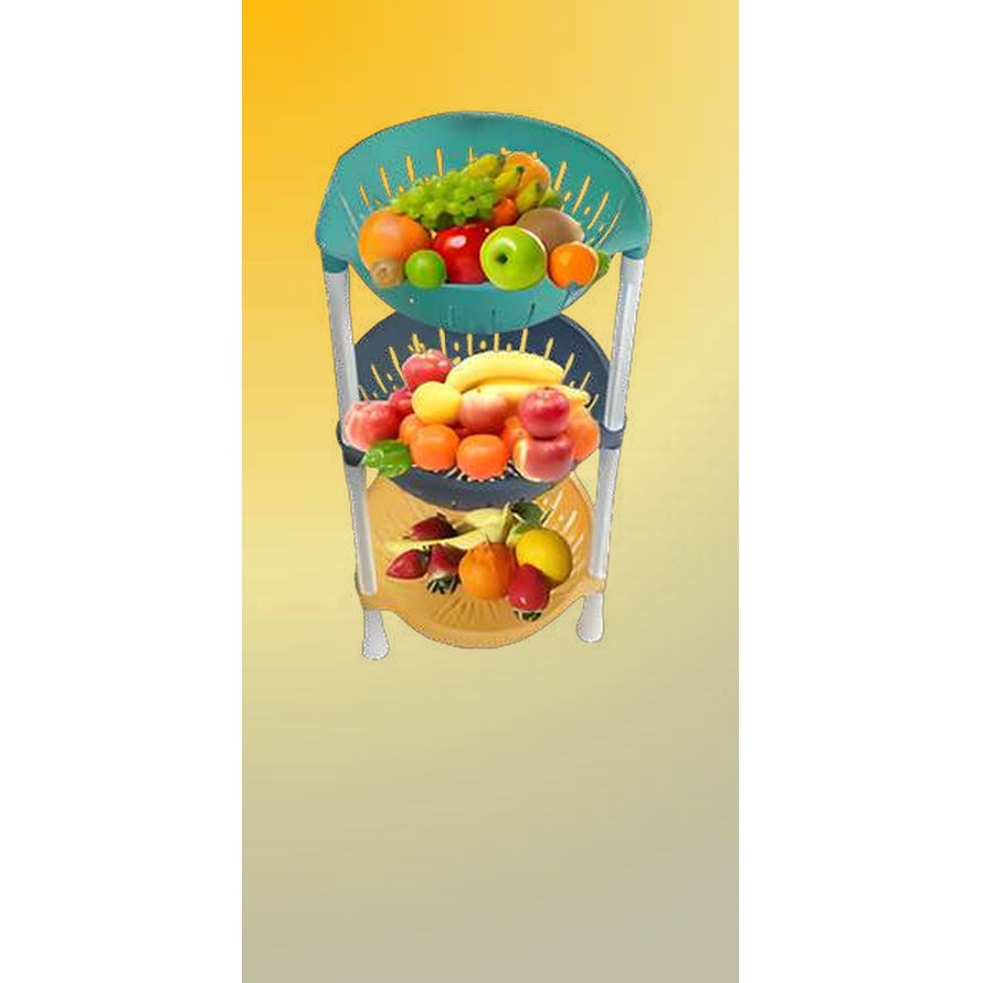 Frutero de 3 niveles plast