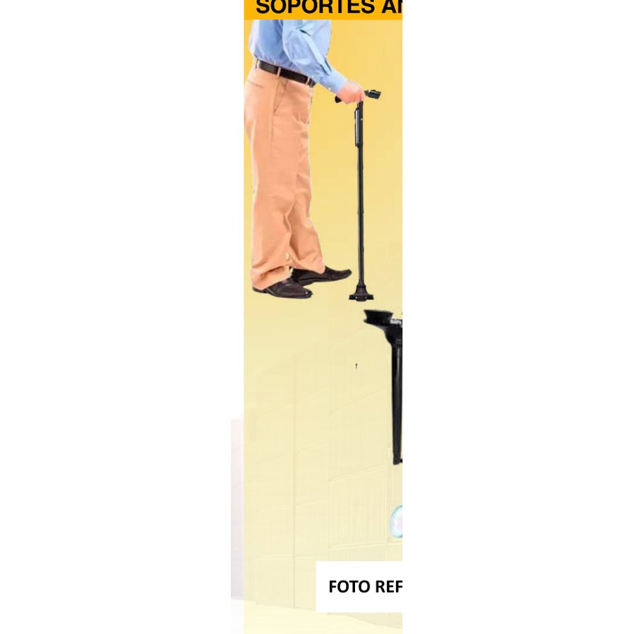 Soportes antideslizantes para bastón