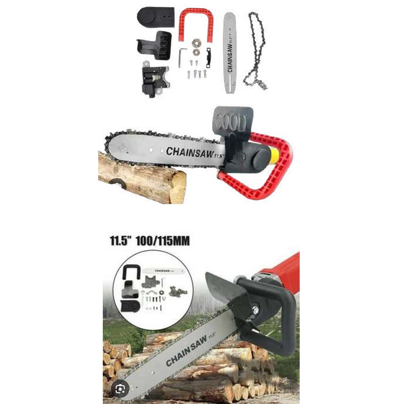 Adaptador de motosierra para amoladora