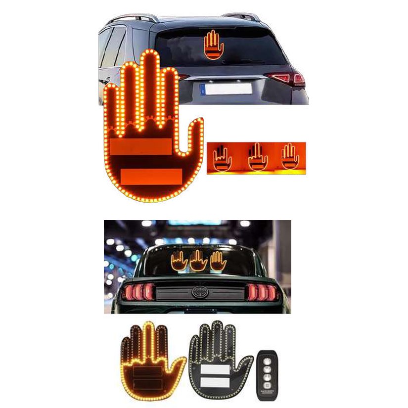 Señal de mano led para auto