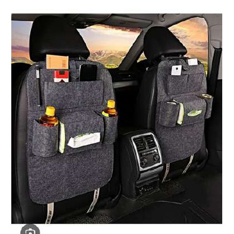 Organizador de asiento para carro de tela