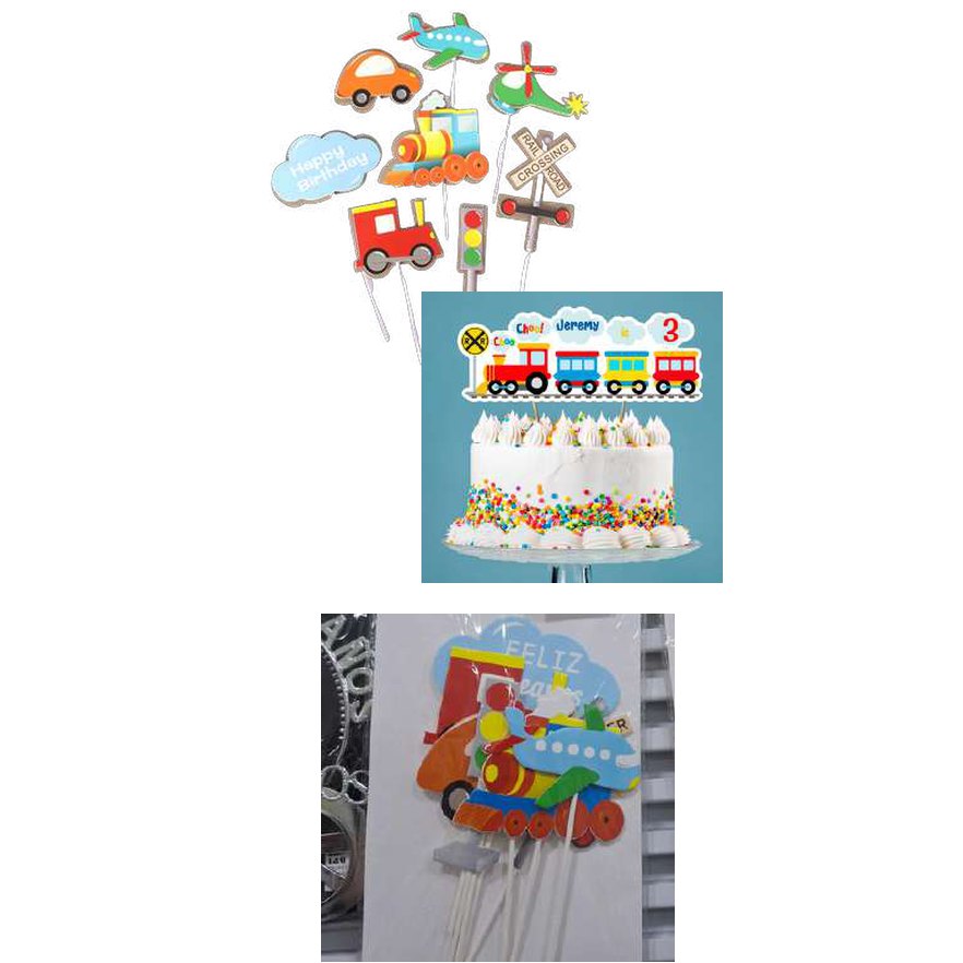 Topper feliz cumpleaños varon