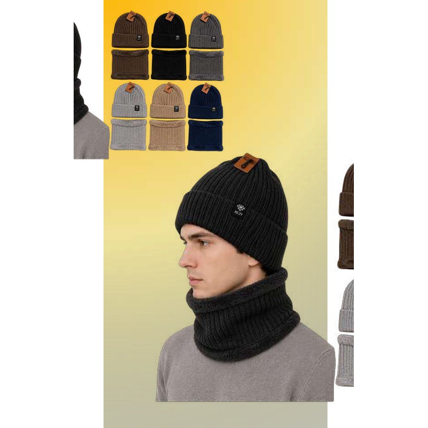 Gorro mas cuellera invierno de varon