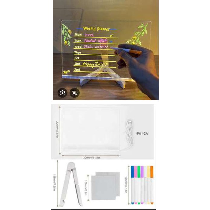 Tablero de dibujo led