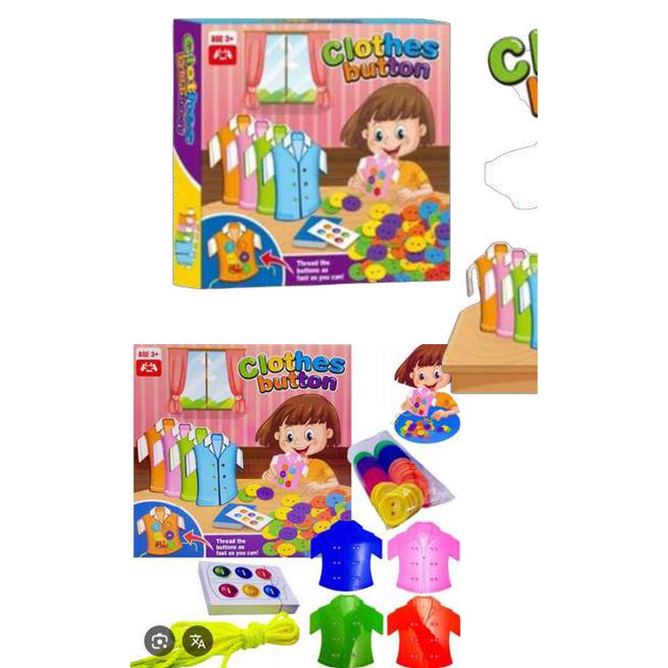 Juego didactico botones y ropa