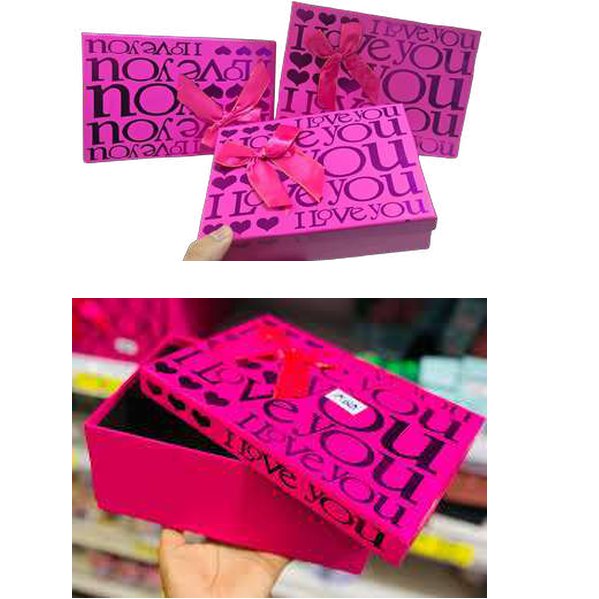 Caja de regalo rectangular