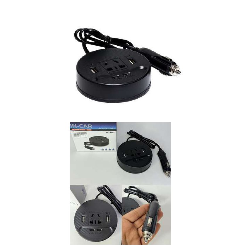 Cargador inversor adaptador de corriente para auto