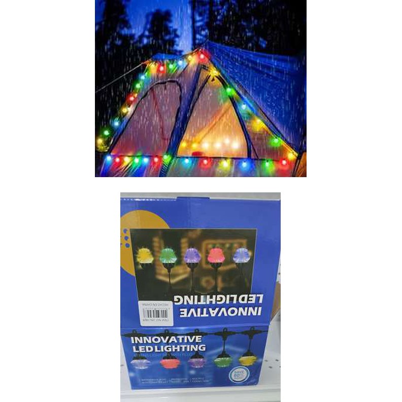 Guirnalda con panel solar de 10 focos 1828